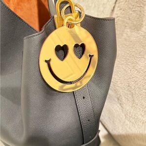 Love smiley face Gold Charm